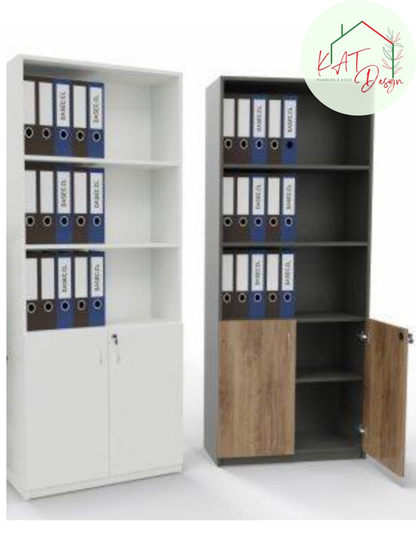 Estante Flow con 2 puertas y cerradura