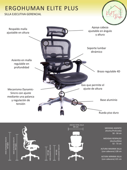 Silla Ergohuman Elite