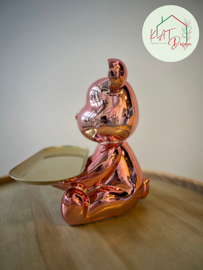 Figura Decorativa Bear Tray – Joyero de Diseño