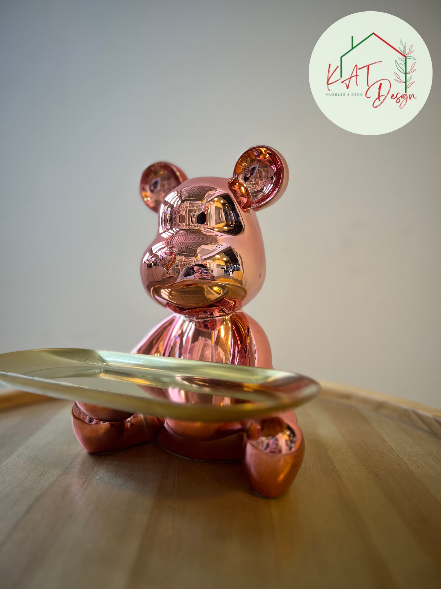 Figura Decorativa Bear Tray – Joyero de Diseño