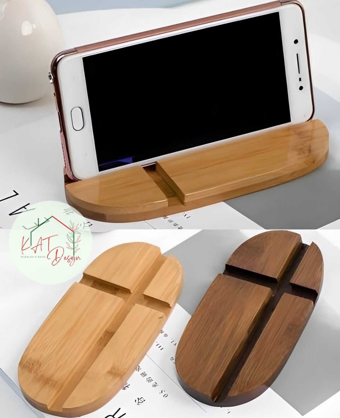 Soporte de celular ecológico