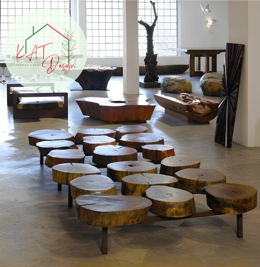 Mesa de centro rústica